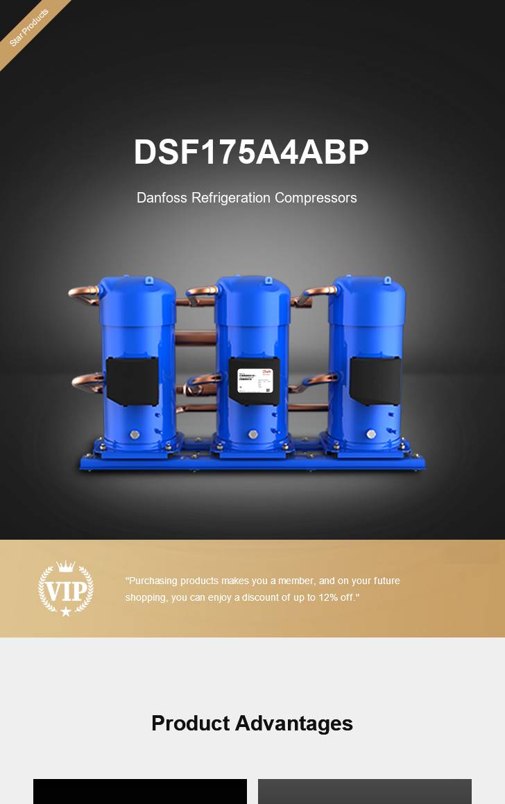 Danfoss Compressor DSF175A4ABP, technical parameters pdf, structure diagram